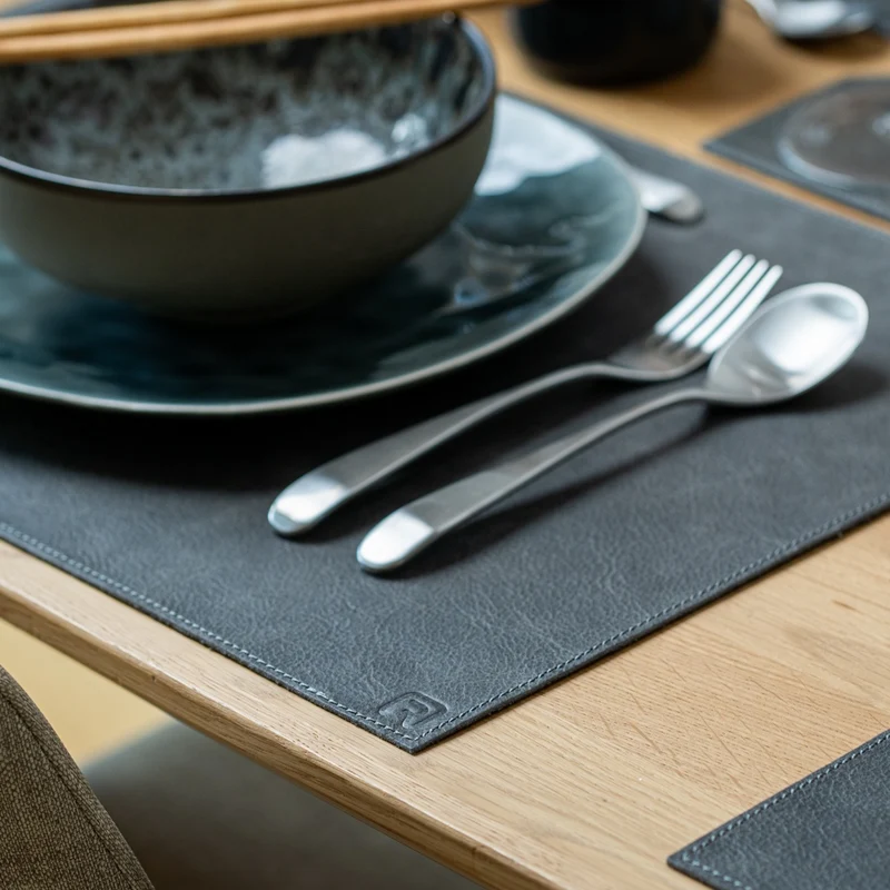 Esszimmerset – 8x Tischsets + 8x Glasuntersetzer