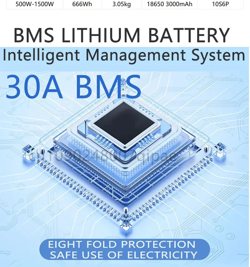 36V 18AH 15AH 12AH 9AH Rechargeable Lithium Battery Pack 100-1300W Electric Motorcycle Scooter Bicycle with BMS Battery Pack