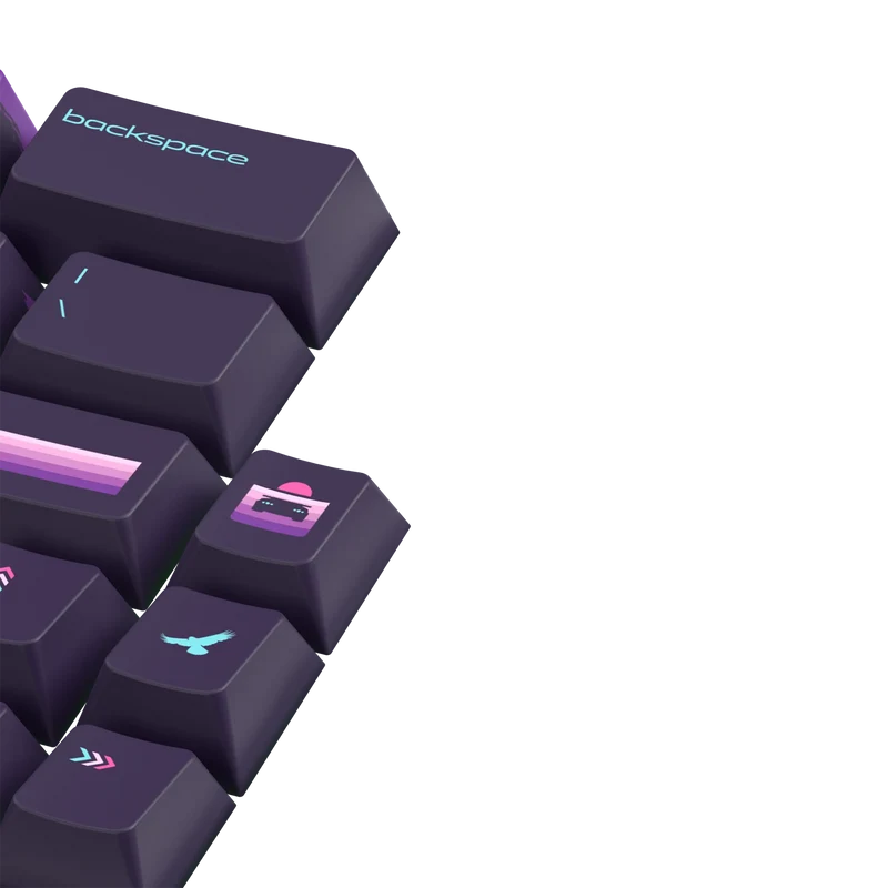 Keycaps Limited Edition Synth Sunset US