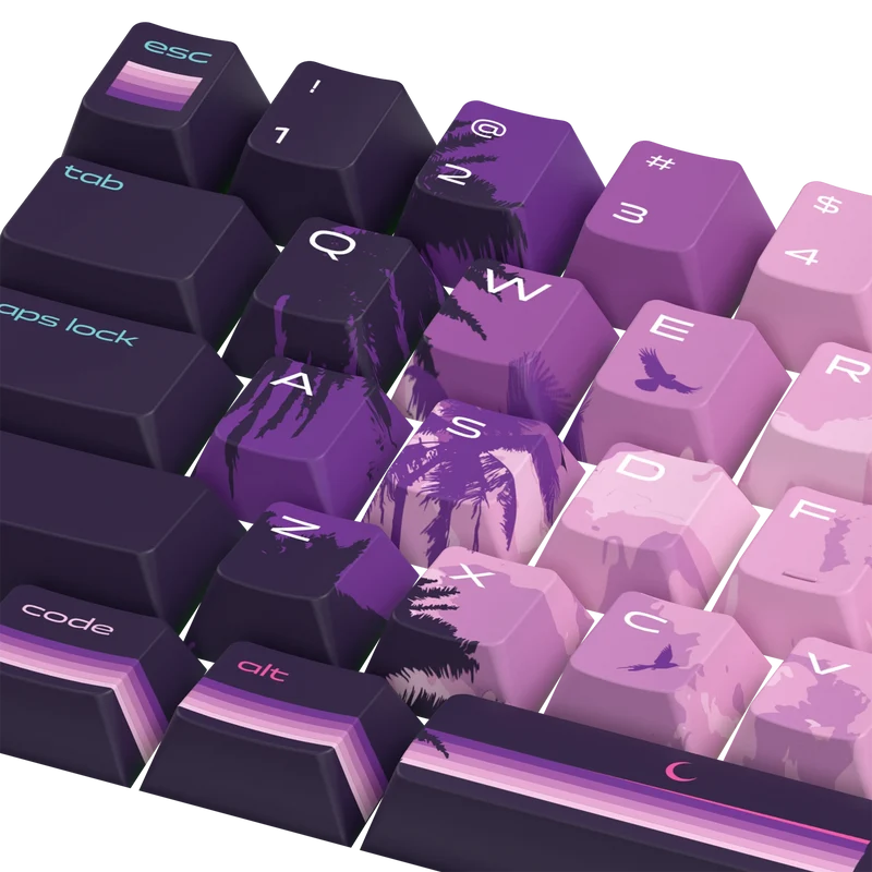 Keycaps Limited Edition Synth Sunset US