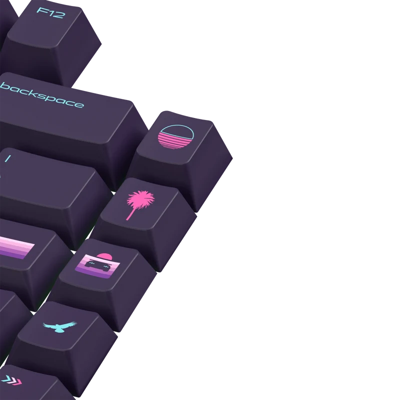 Keycaps Limited Edition Synth Sunset US