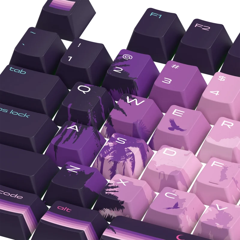 Keycaps Limited Edition Synth Sunset US