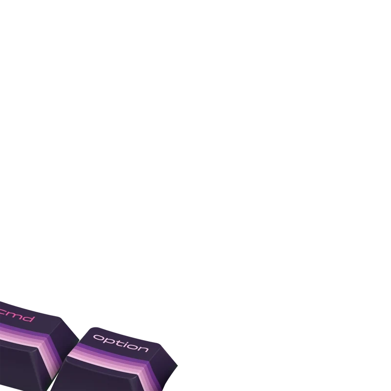Keycaps Limited Edition Synth Sunset US