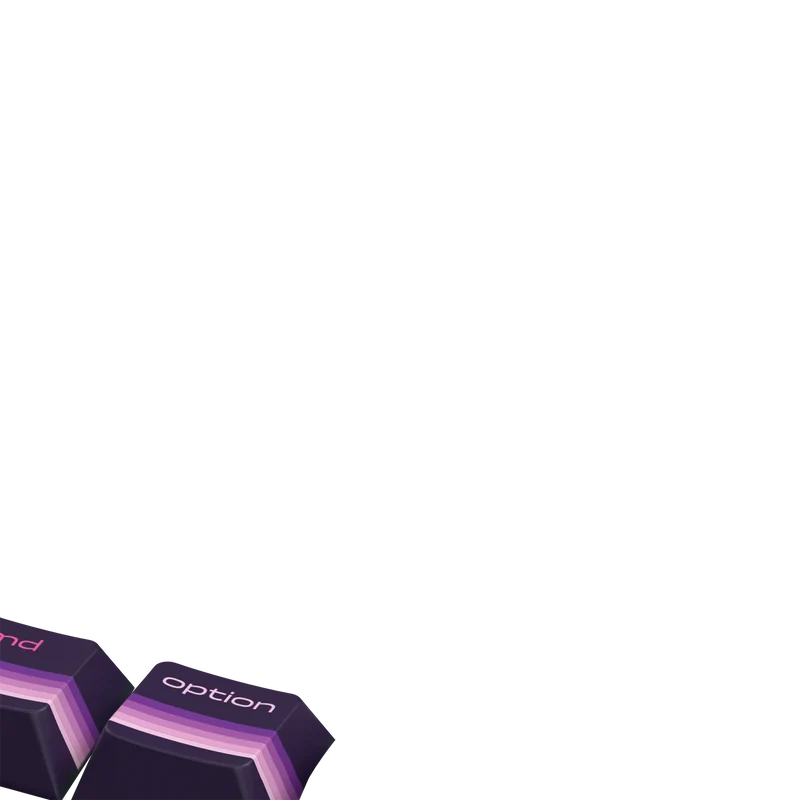 Keycaps Limited Edition Synth Sunset US