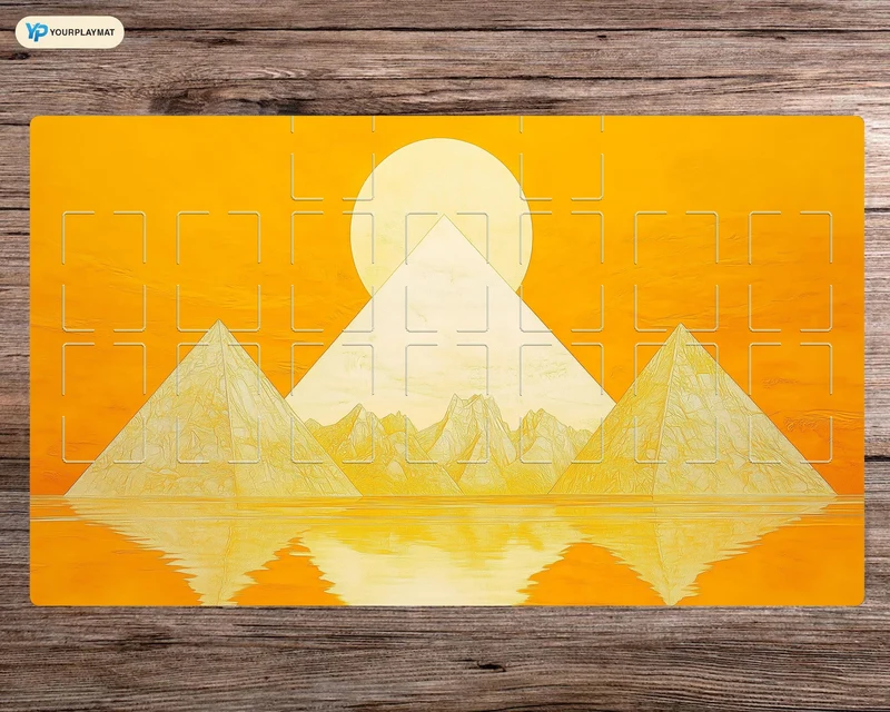 Desert Zenith Yu-Gi-Oh! Playmat - Board Game Mat for TCG - Premium Desk Mat for Card Game Players and Gaming