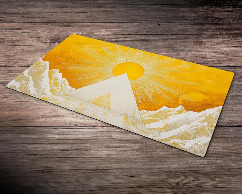 Solar Pinnacle Yu-Gi-Oh! Playmat - Board Game Mat for TCG - Premium Desk Mat for Card Game Players and Gaming