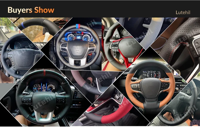 For Seat Ibiza 2004 2005 2006 Custom Car Steering Wheel Braid Cover Hand Sewing DIY Artificial leather Suede Car Accessories