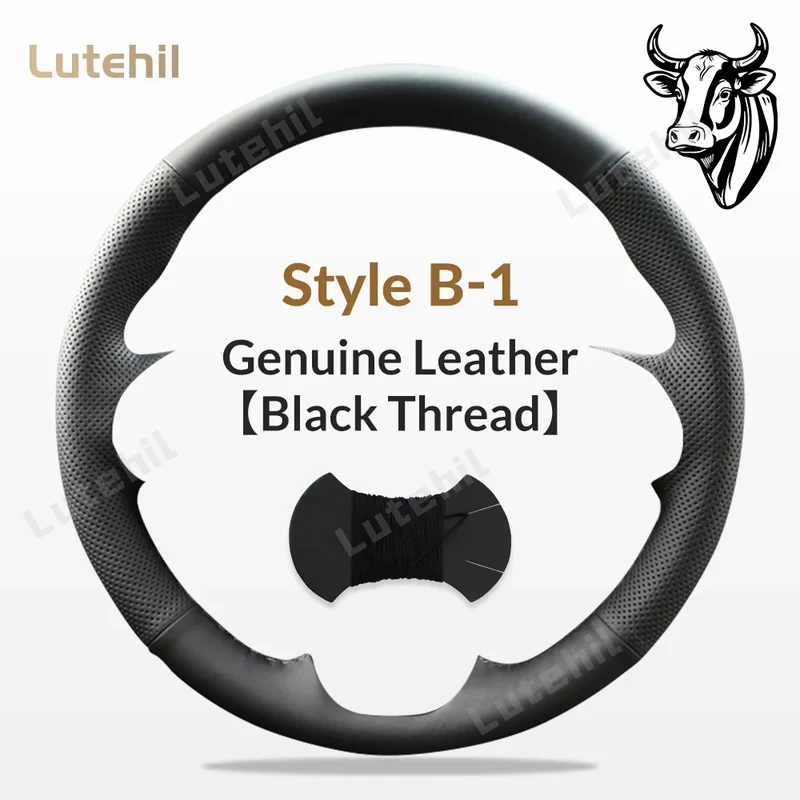 For Seat Ibiza 2004 2005 2006 Custom Car Steering Wheel Braid Cover Hand Sewing DIY Artificial leather Suede Car Accessories