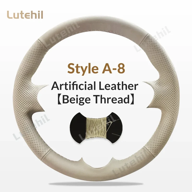 For Seat Ibiza 2004 2005 2006 Custom Car Steering Wheel Braid Cover Hand Sewing DIY Artificial leather Suede Car Accessories