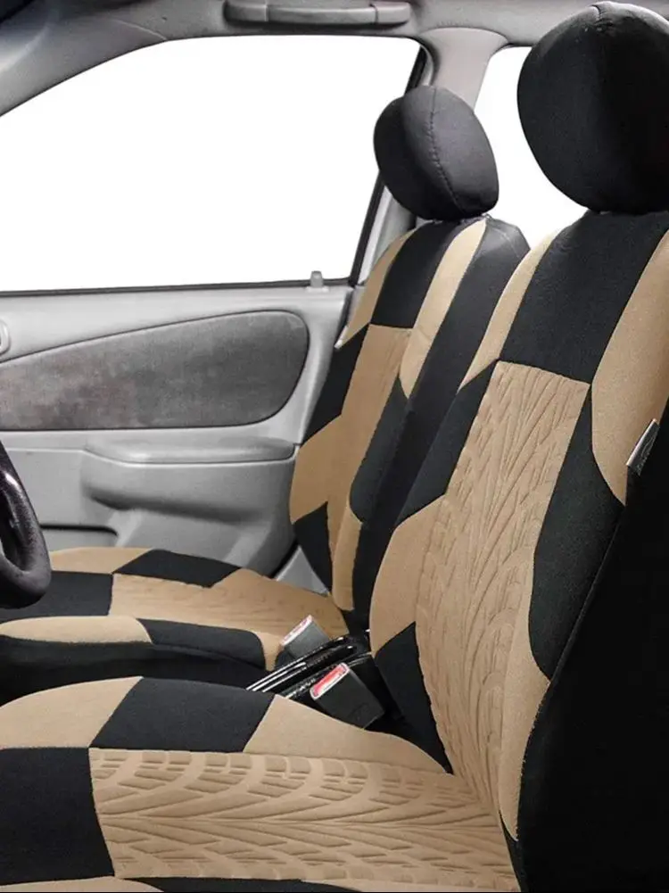 Customized Four Seasons Universal Polyester Full Set Car Seat Covers