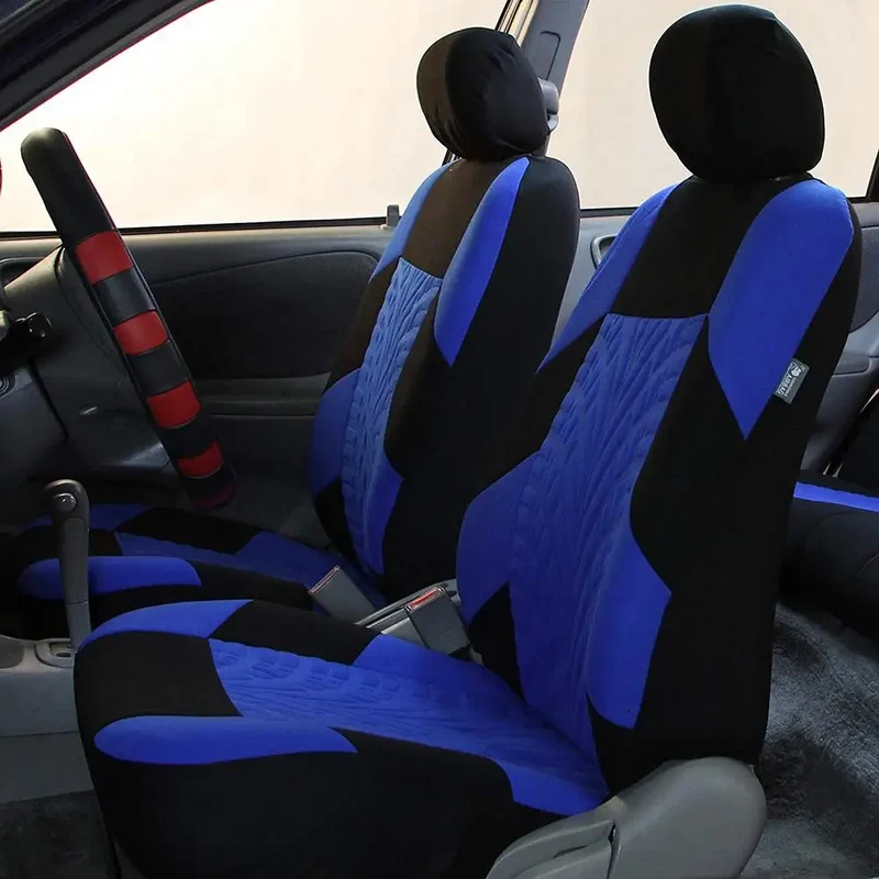 Customized Four Seasons Universal Polyester Full Set Car Seat Covers