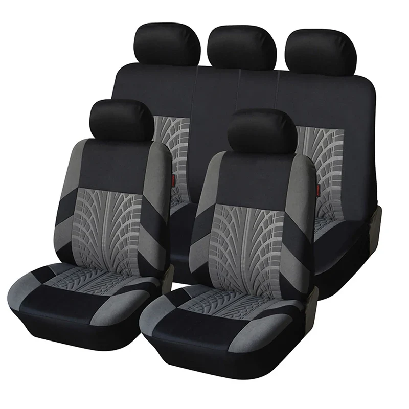 Customized Four Seasons Universal Polyester Full Set Car Seat Covers