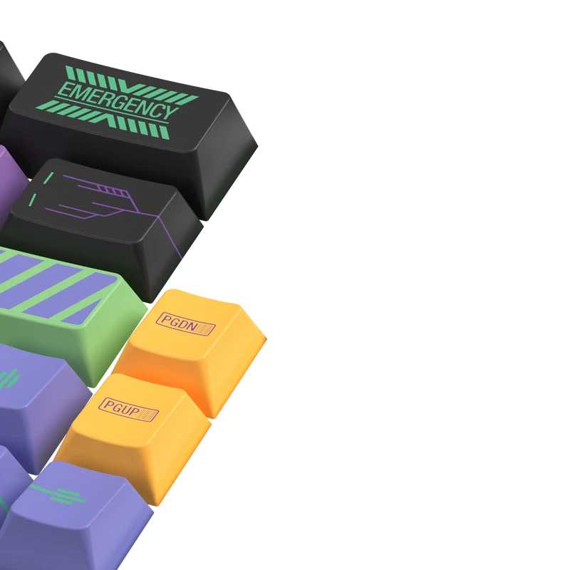 Keycaps Zero One US