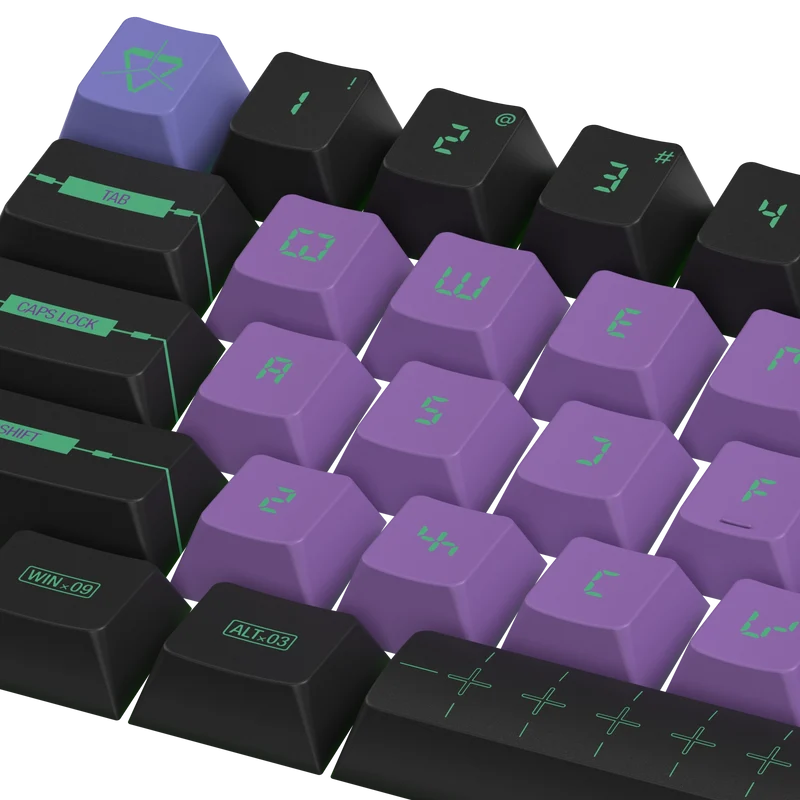 Keycaps Zero One US