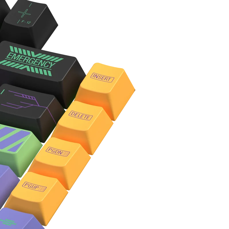 Keycaps Zero One US