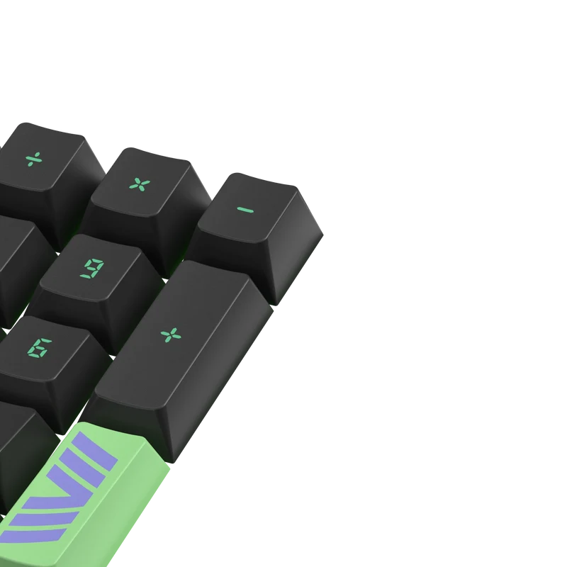 Keycaps Zero One US