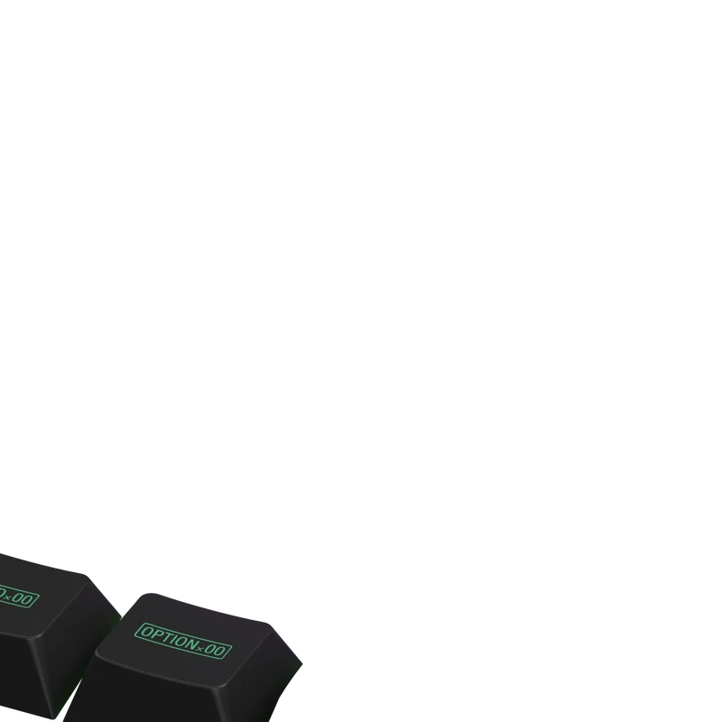 Keycaps Zero One US