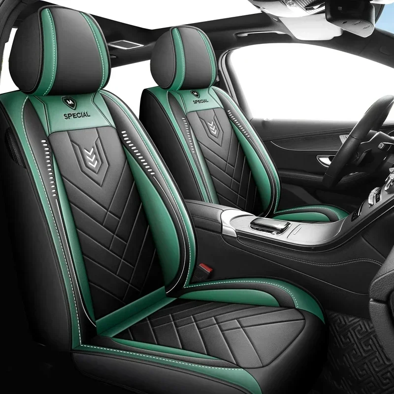 1pcs All inclusive seat cover full leather car seat cushion Driver's seat cover or passenger seat cover all season universal pad