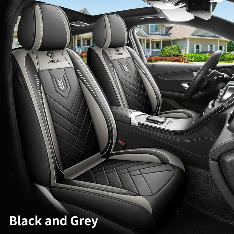 1pcs All inclusive seat cover full leather car seat cushion Driver's seat cover or passenger seat cover all season universal pad