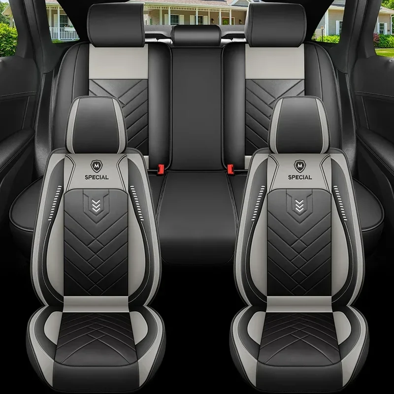 1pcs All inclusive seat cover full leather car seat cushion Driver's seat cover or passenger seat cover all season universal pad