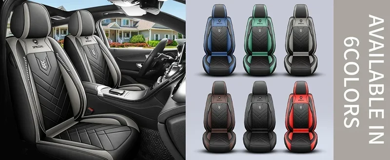 1pcs All inclusive seat cover full leather car seat cushion Driver's seat cover or passenger seat cover all season universal pad