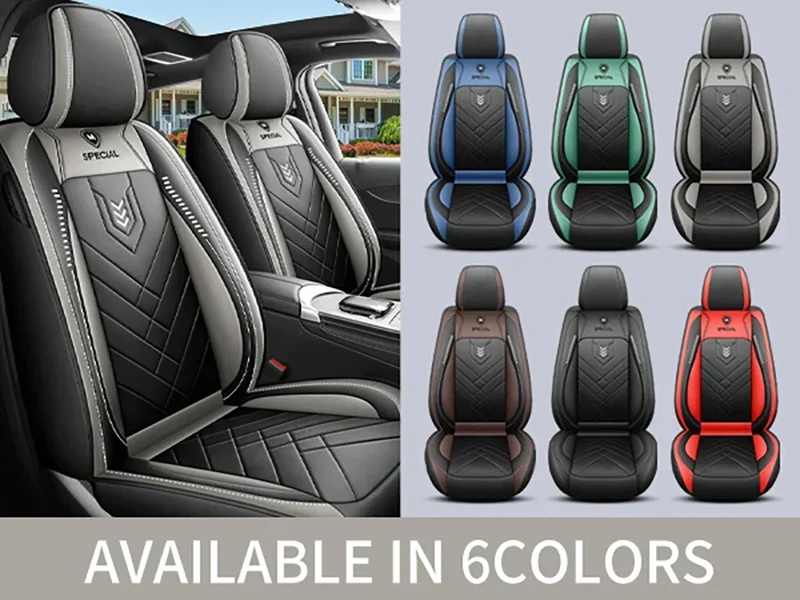 1pcs All inclusive seat cover full leather car seat cushion Driver's seat cover or passenger seat cover all season universal pad