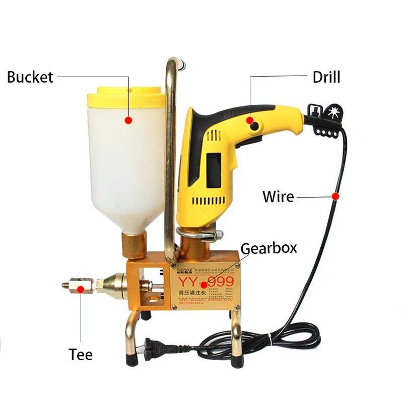 High Pressure Polyurethane Injection Machine Injection Grouting Pump