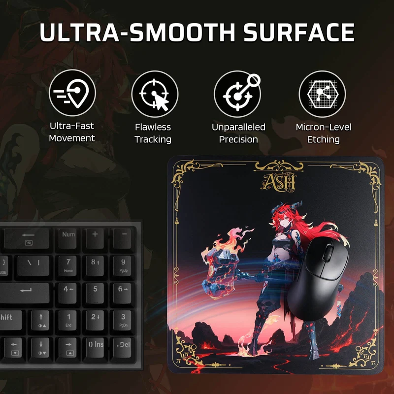 Drake Oath Glass Mouse Pad
