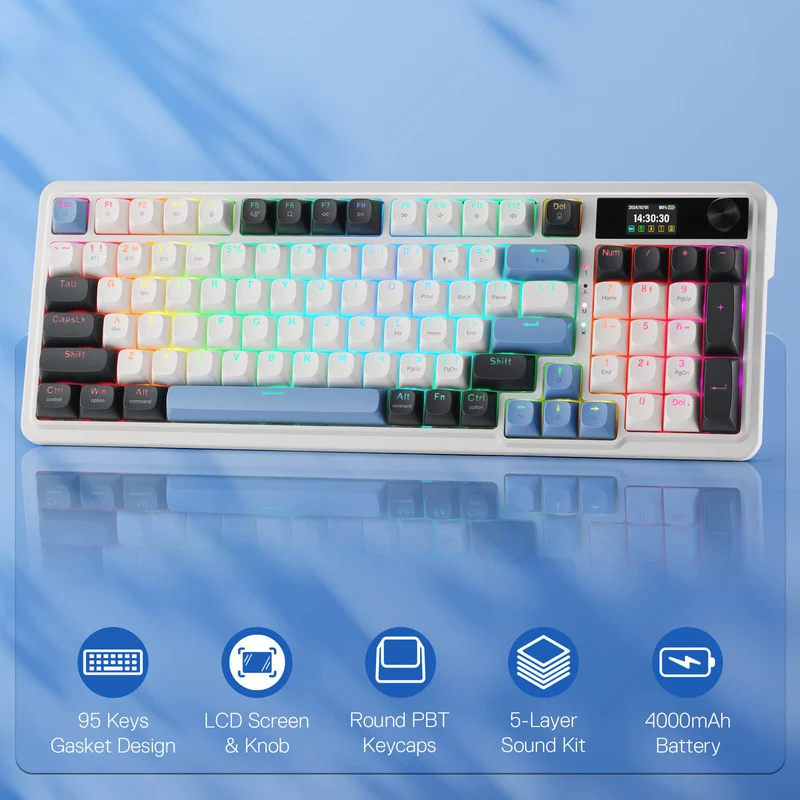 (Open-box) GALATIN PRO K719 (White & Blue)