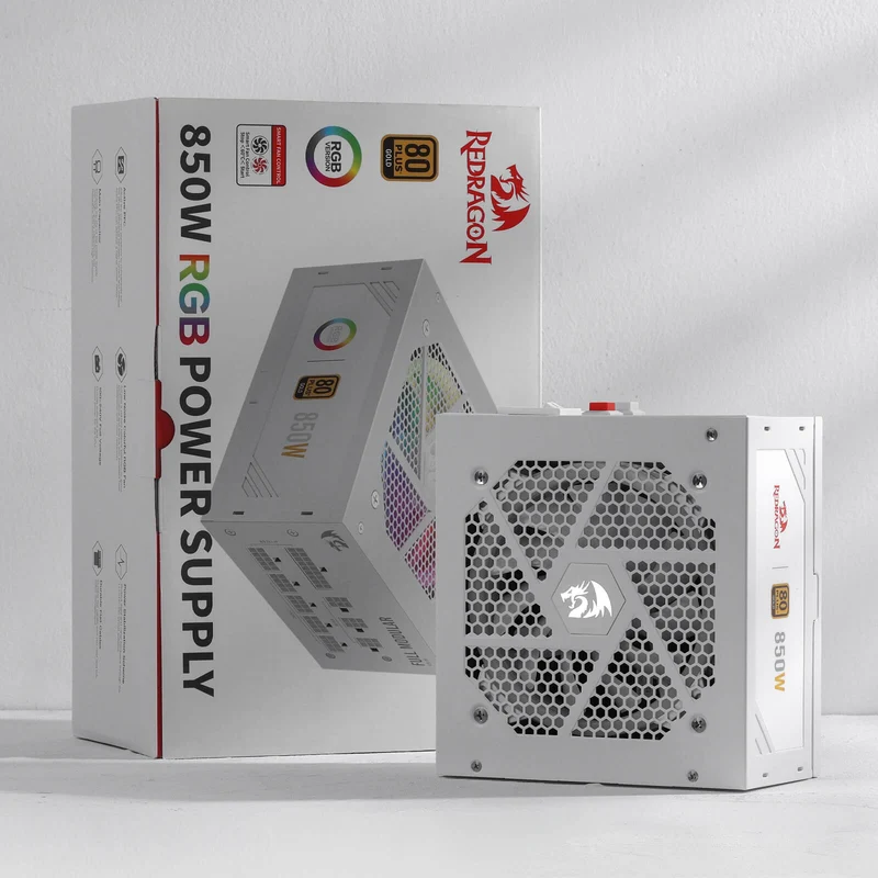 (Open-box) 80 Plus® Gold Certified Fully Modular RGB PSU (Black & White)