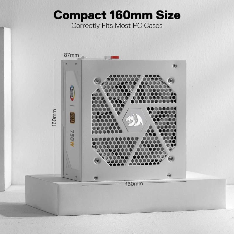 (Open-box) 80 Plus® Gold Certified Fully Modular RGB PSU (Black & White)