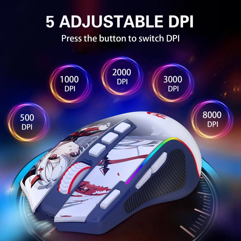 (Open-box) PREDATOR M612 PRO Anime Gaming Mouse