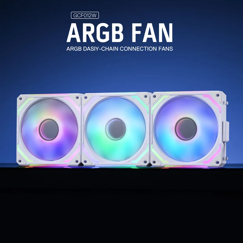 (Open-box) GCF012 Reverse 120mm ARGB PC Case Fan