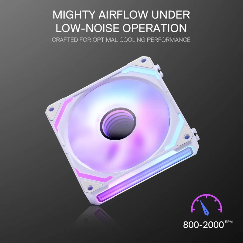 (Open-box) GCF012 Reverse 120mm ARGB PC Case Fan