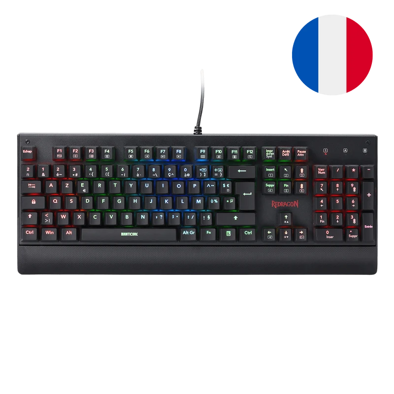 KALA K557 Clavier De Jeu À Membrane Filaire (French Layout Only)