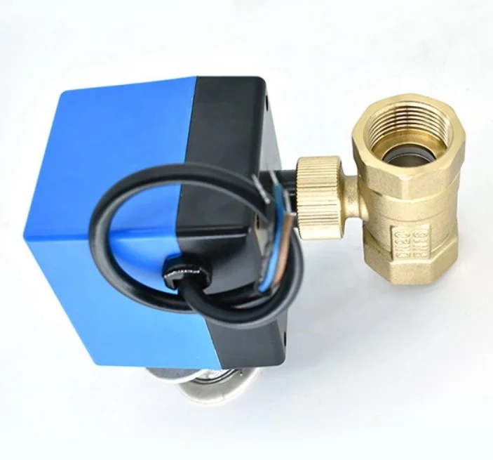 Manufacturers Price High Quality CE DN20 Brass 2-way Electric Ball Valve