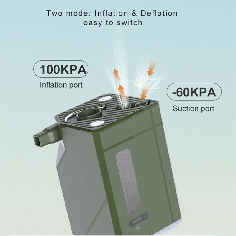 Original Factory Multifunction Electric Mini Air Pump Mattress Bed Air Pump Portable Outdoor USB Air Pump