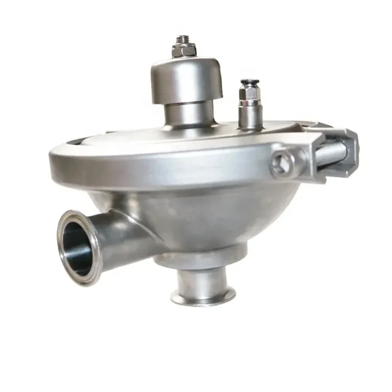DN40 Food Grade Sanitary Stainless Steel CPMO Constant-Pressure Modulating Valve with Diaphragm Structure