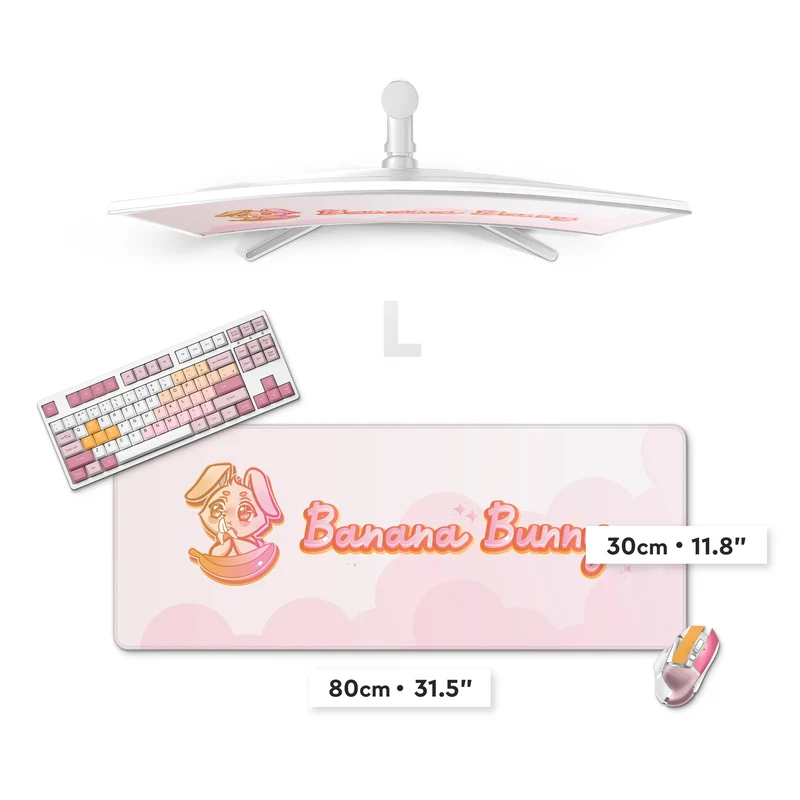 Banana Bunny Deskmat