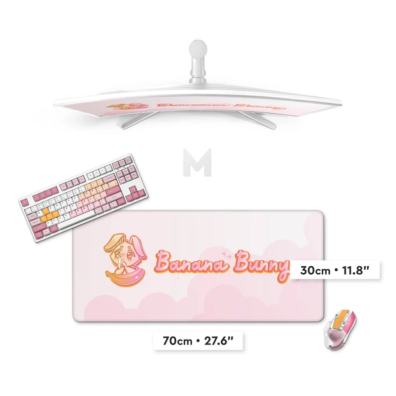 Banana Bunny Deskmat