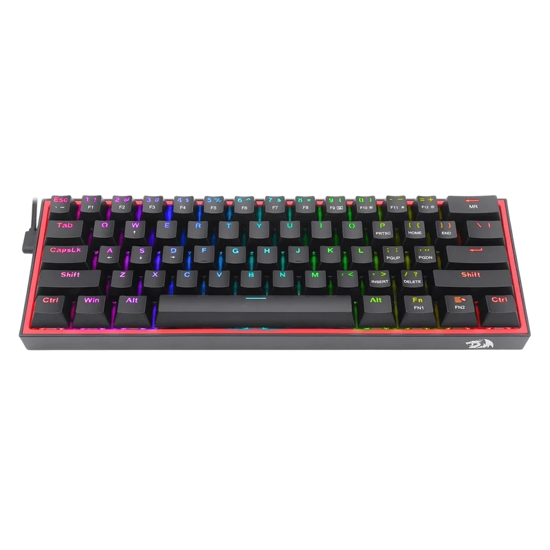 FIZZ K617 60% Wired Mechanical Keyboard (Red Inner)