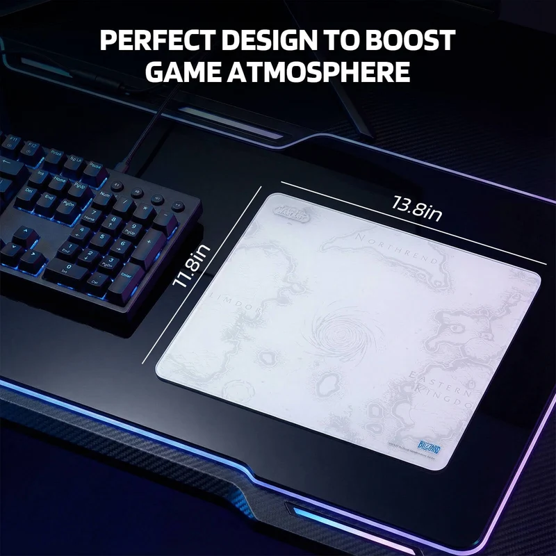 World of Warcraft Game Glass Mouse Pad