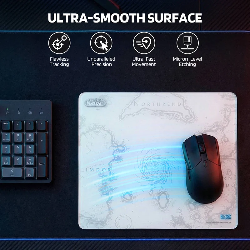 World of Warcraft Game Glass Mouse Pad