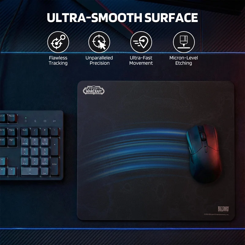 World of Warcraft Game Glass Mouse Pad