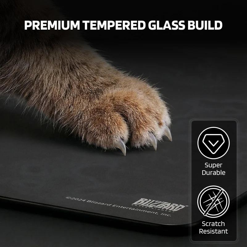 World of Warcraft Game Glass Mouse Pad