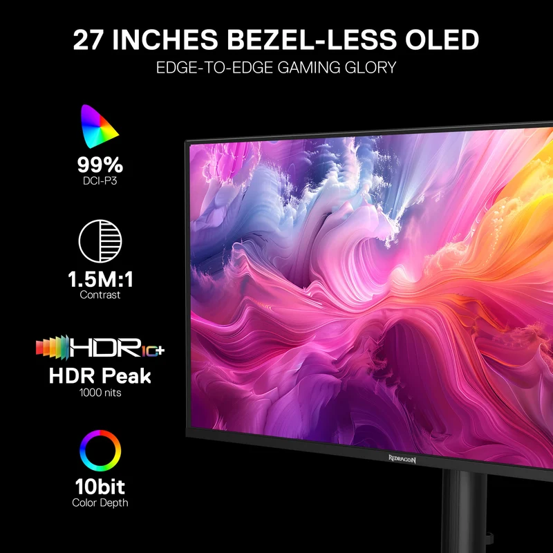 STARGLITTER GM272 27" OLED Flat Gaming Monitor