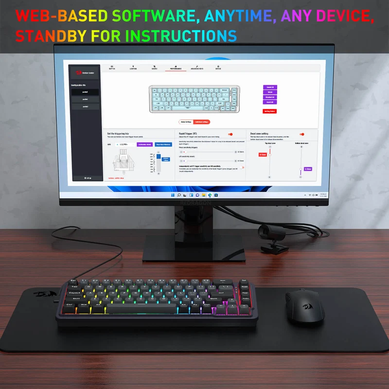 NOVA K709 HE Rapid Trigger Gaming Keyboard