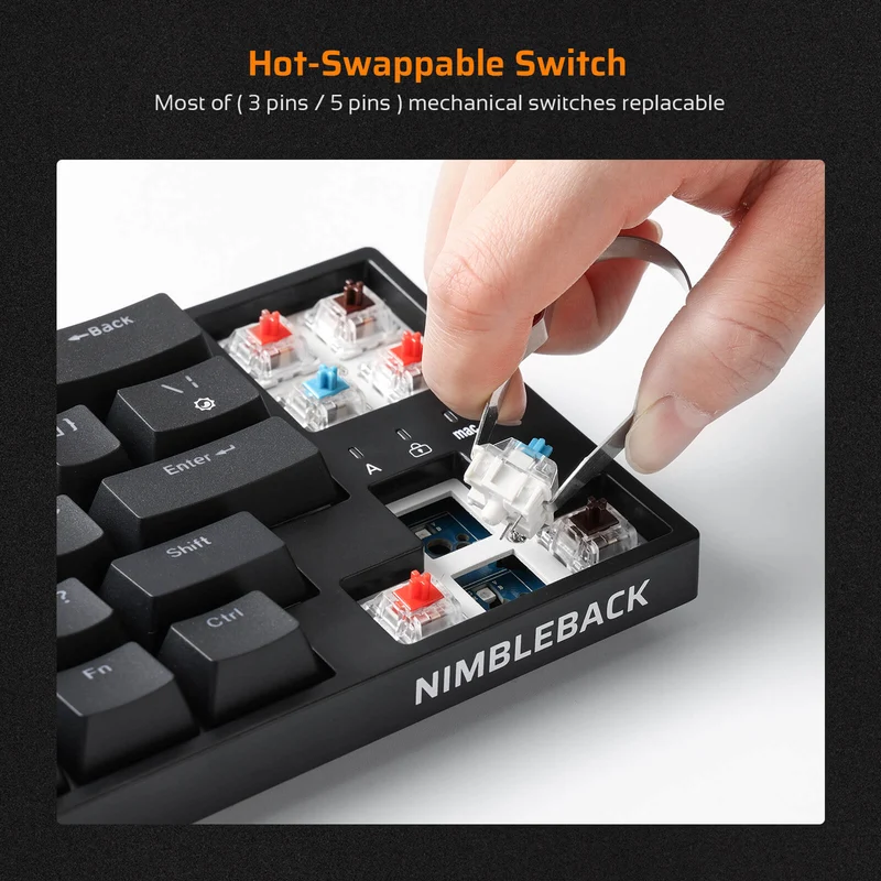 Redragon X LTC NB681 68 Keys Wired Mechanical Keyboard (Ships to US Only)