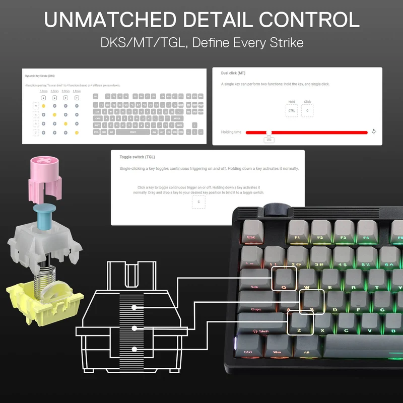 OTIIM K729 HE Rapid Trigger Gaming Keyboard