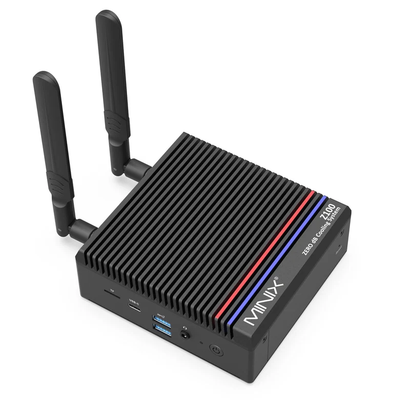 MINIX Z100-0dB Intel N100 Fanless Mini PC